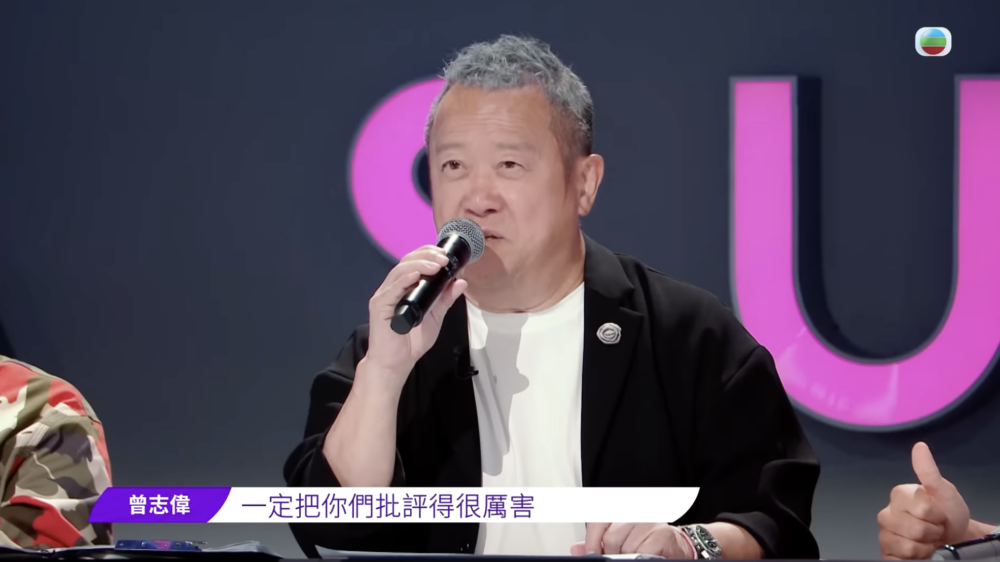 曾志偉就稱佢一早估到Rain對練習生嘅要求一定好高,因為佢哋畢竟係代表韓國。