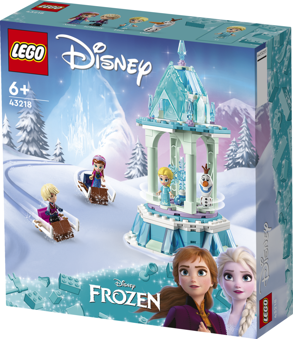 LEGO® DisneyTM Anna和Elsa的魔法旋轉木馬。