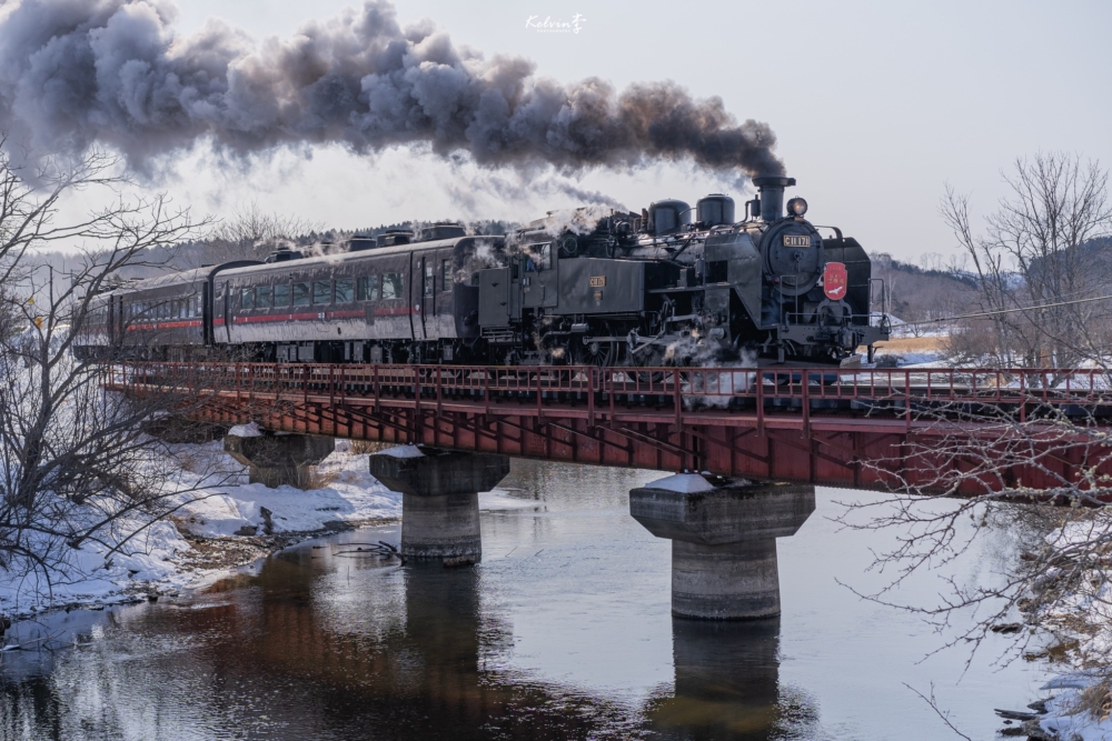 「SL冬季濕原號」列車只在每年1月至3月限時行駛，加上座位數量有限，所以每次都十分搶手！