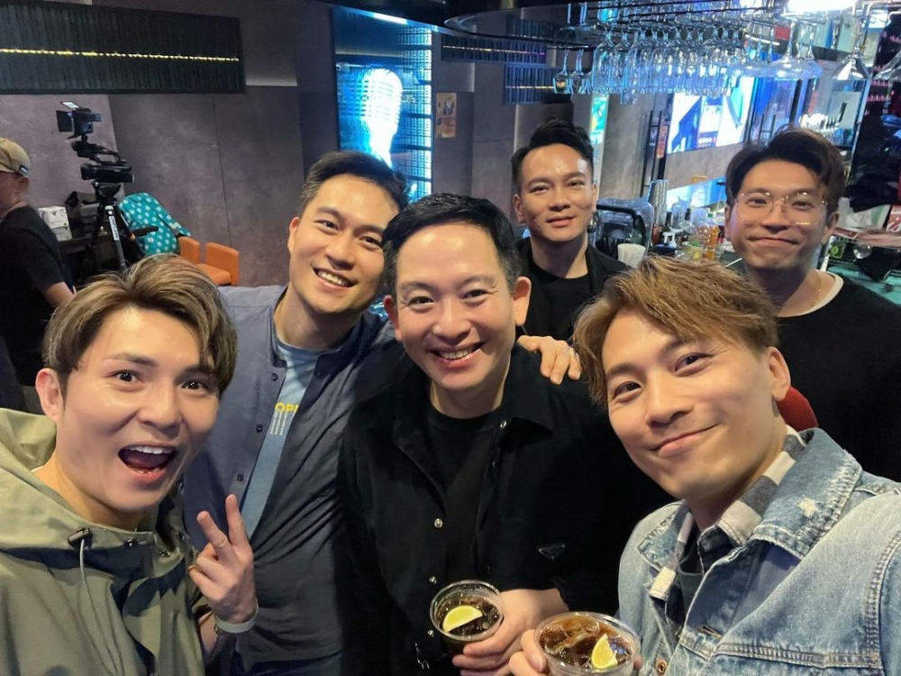 向展鵬上月出席《中年好聲音2》謝師宴