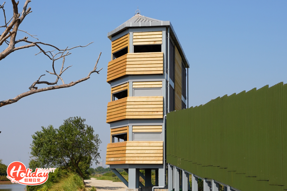 全新三層觀鳥屋外圍。