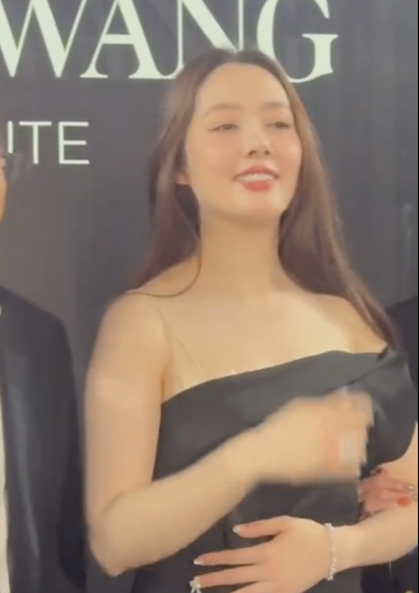 網友留言：「郭碧婷最近伙食太好了」