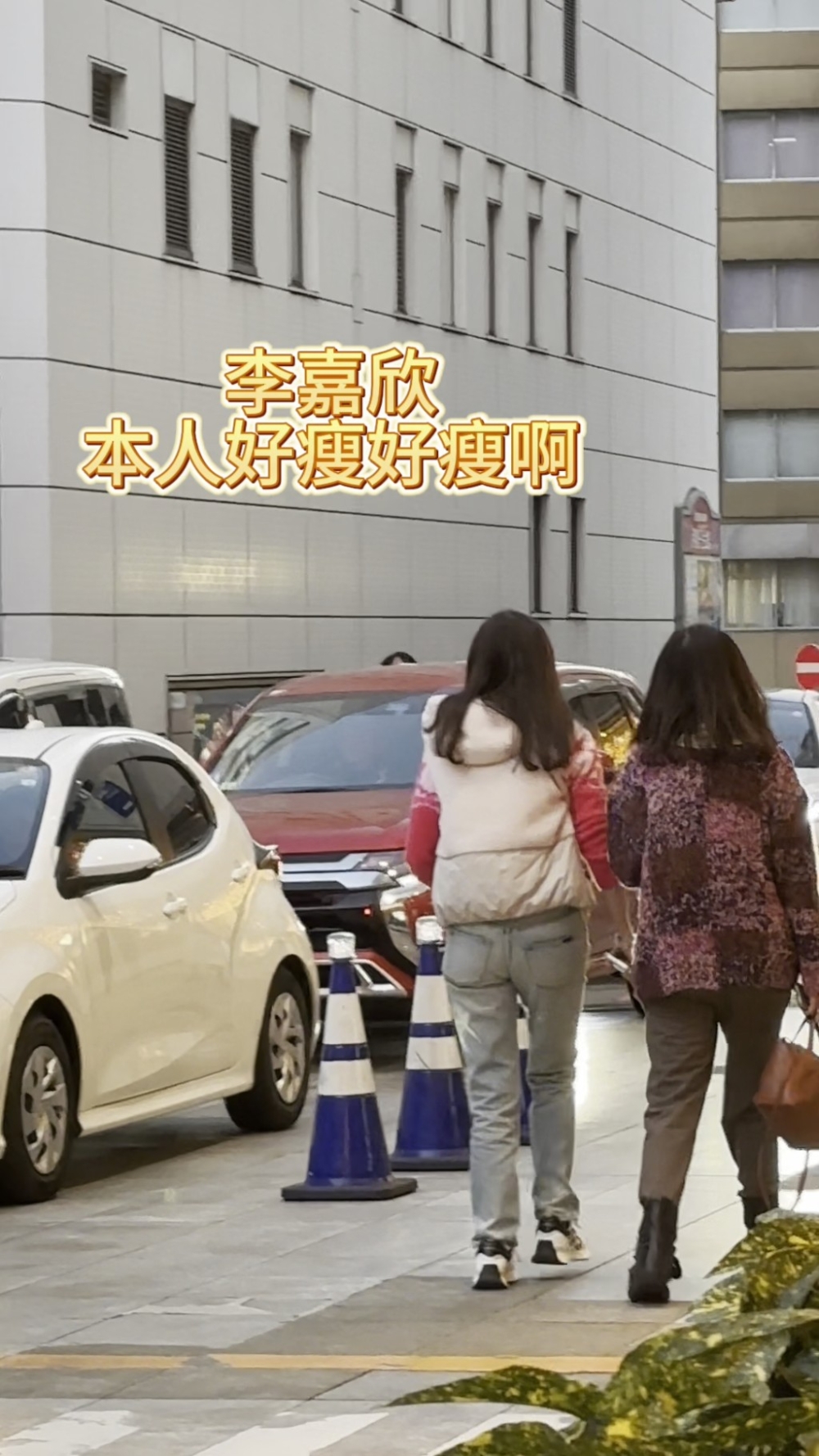 網友在帖文中指出:「現場看真人應該是傳說中她(病癒過後嗎?)身體比較弱,走路慢,體態支撐沒有力量」