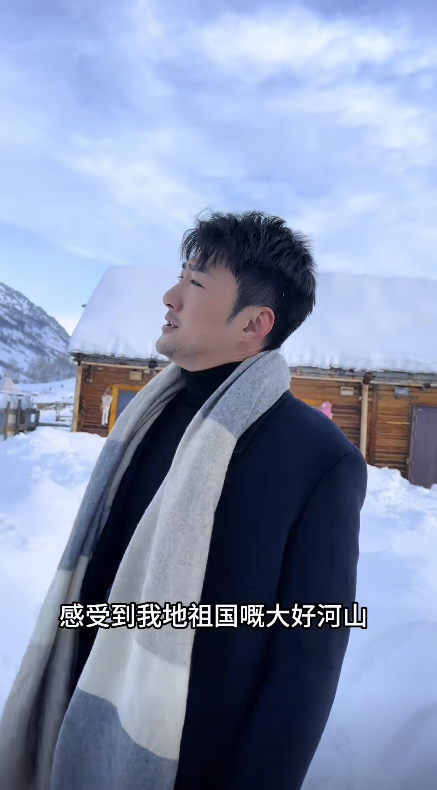 蔡淇俊透露自己移居內地十年，首次到訪新疆，大讚祖國河山好靚