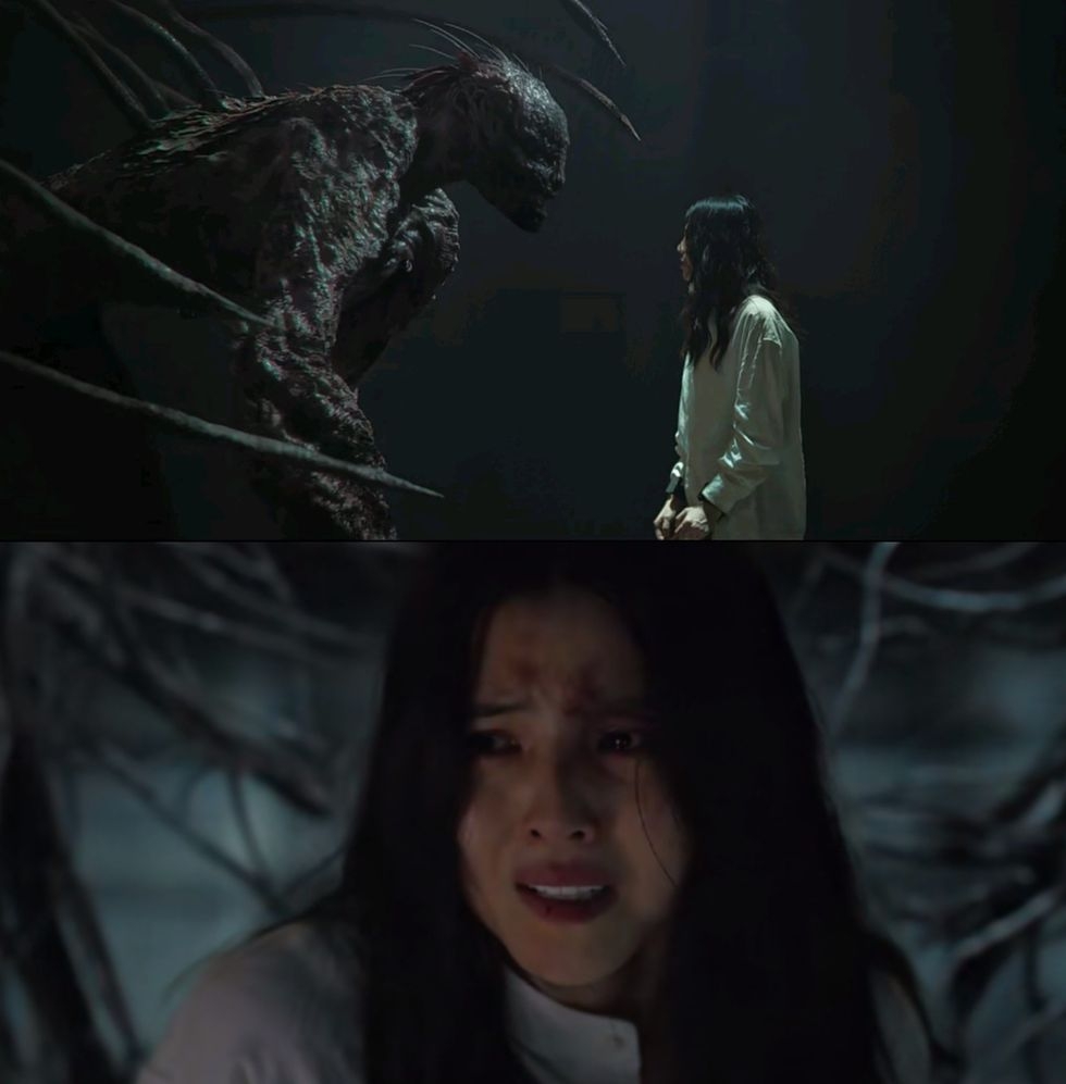 「尹采玉」認出媽媽就是那隻巨大怪物！