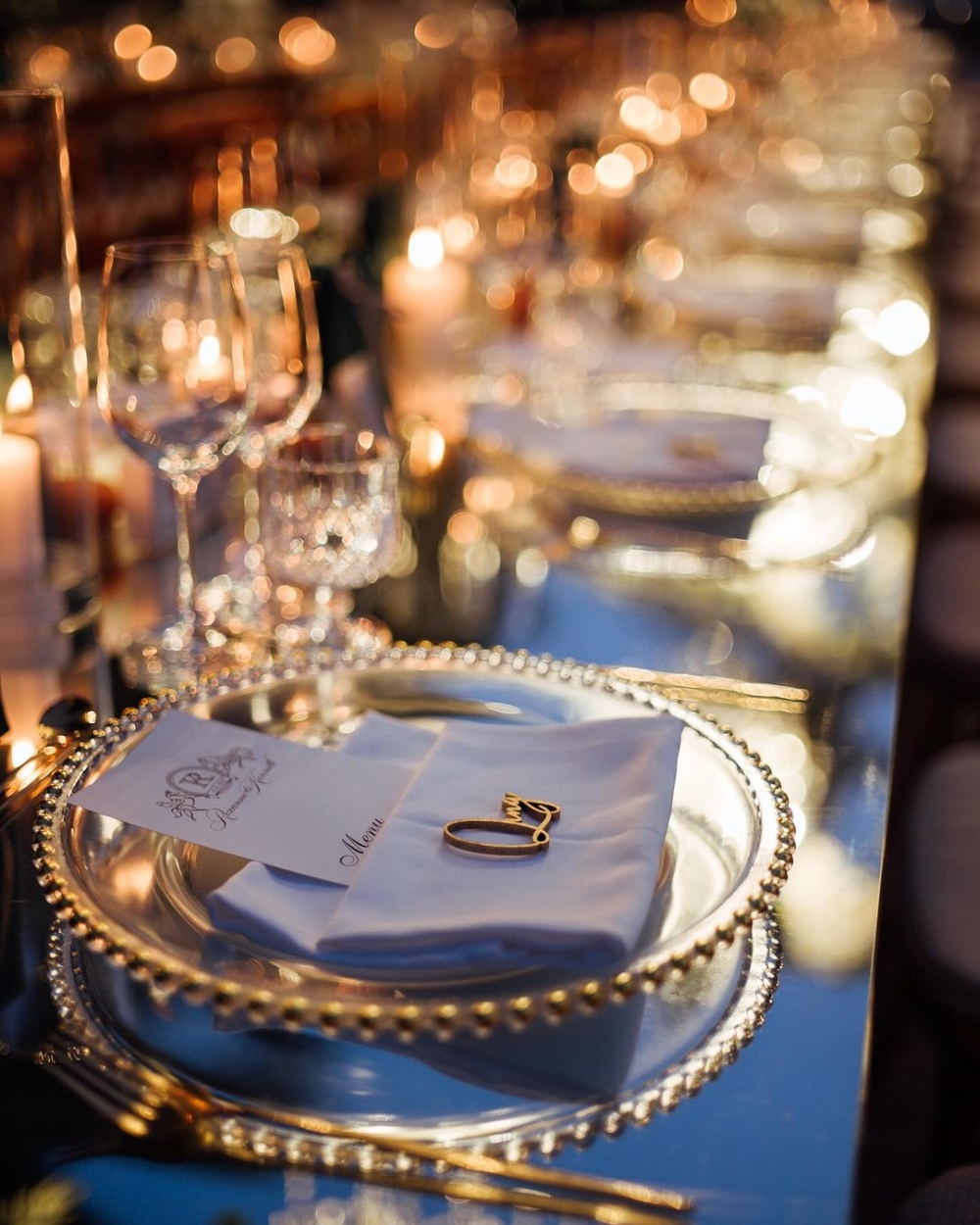 晚宴餐具都非常精緻