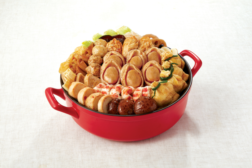 鴻福堂至尊素食盆菜(6人份)。