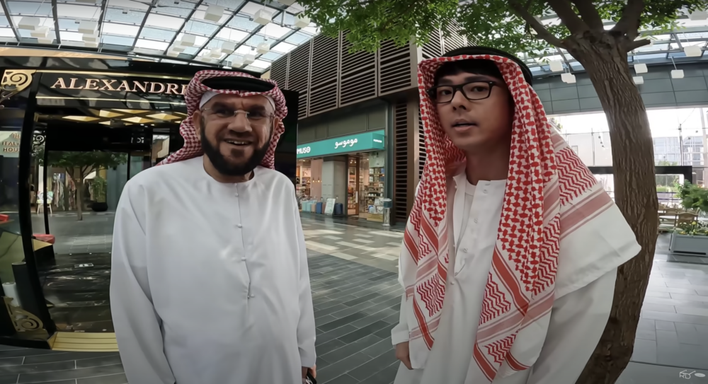 乞討其實在杜拜是非法行為，平日街上並不會見到明目張膽行乞的人