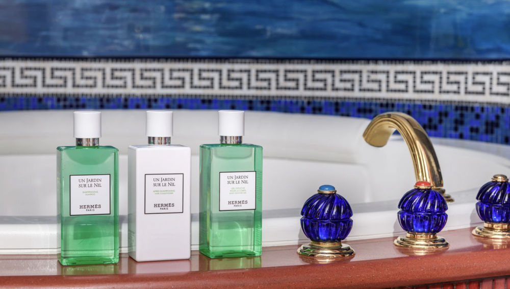 帆船酒店用Hermès香水及沐浴用品