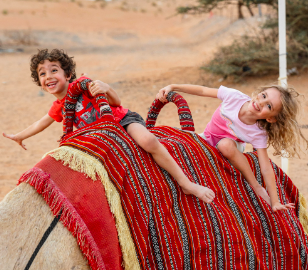 亦有騎著駱駝浪漫散步的體驗，近期打算去杜拜的朋友不要錯過！