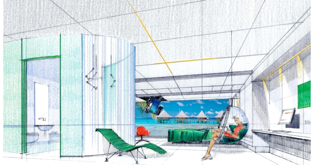 建築中包含300戶號稱「天空別墅」的豪華住宅單元以及高達 4,000 間套房的大型五星級酒店。