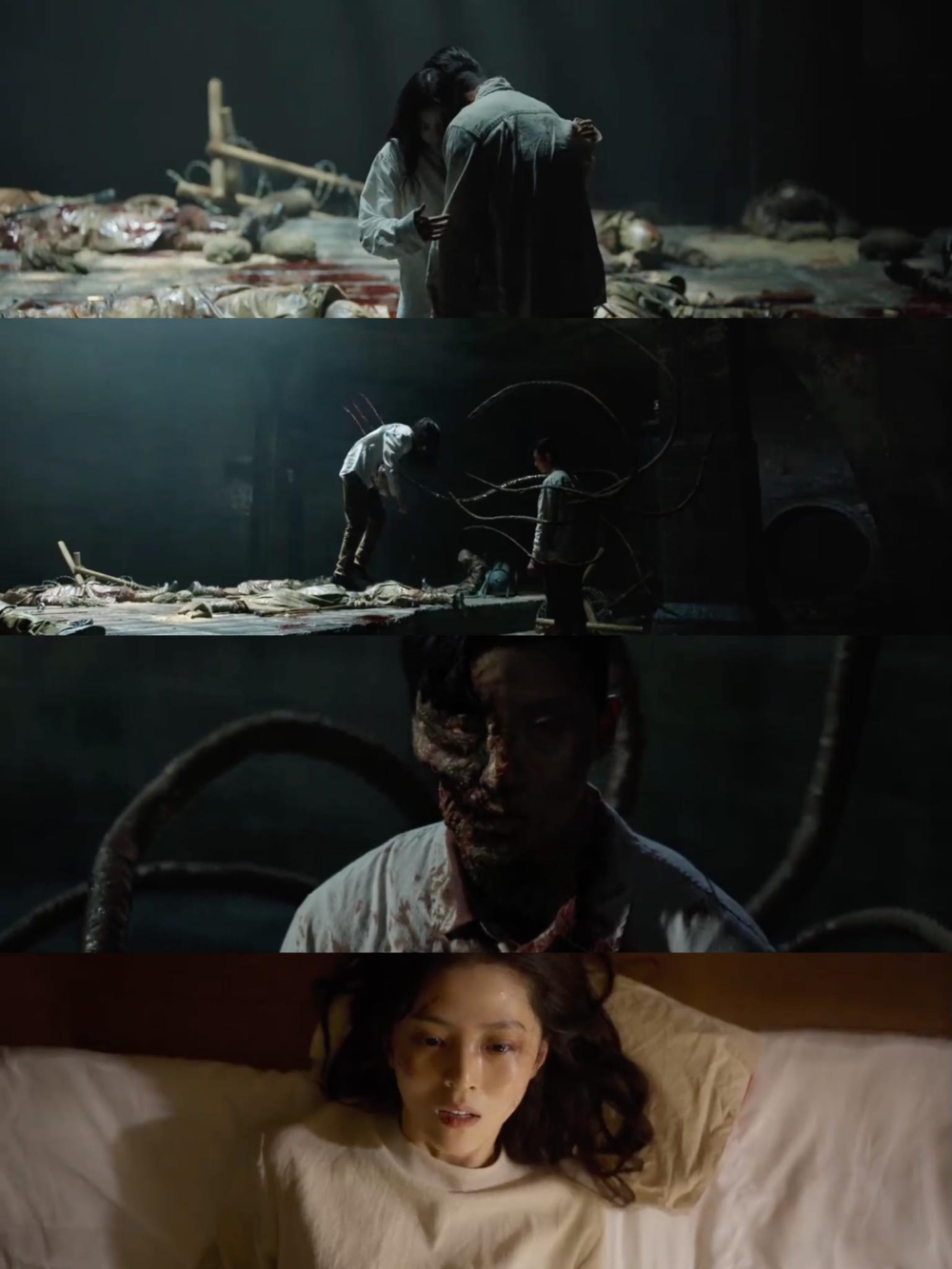 「尹采玉」夢見滿身鮮血的「張泰尚」變成怪物，並殺死自己！