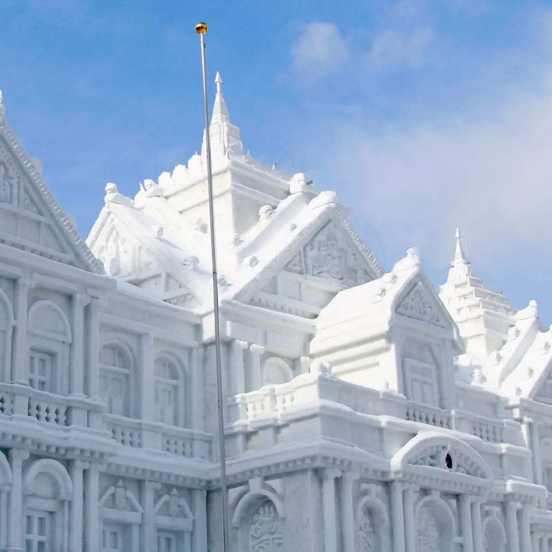 進入冬季，日本各地會舉辦各種不同主題的雪祭慶典～