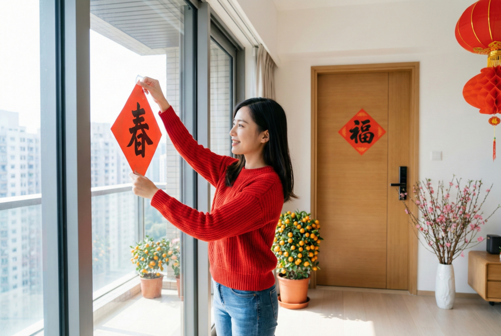 2026貼揮春以除夕早上6點至中午12點為最佳時段,先大掃除再貼春聯,寓意除舊迎新、迎福納吉。