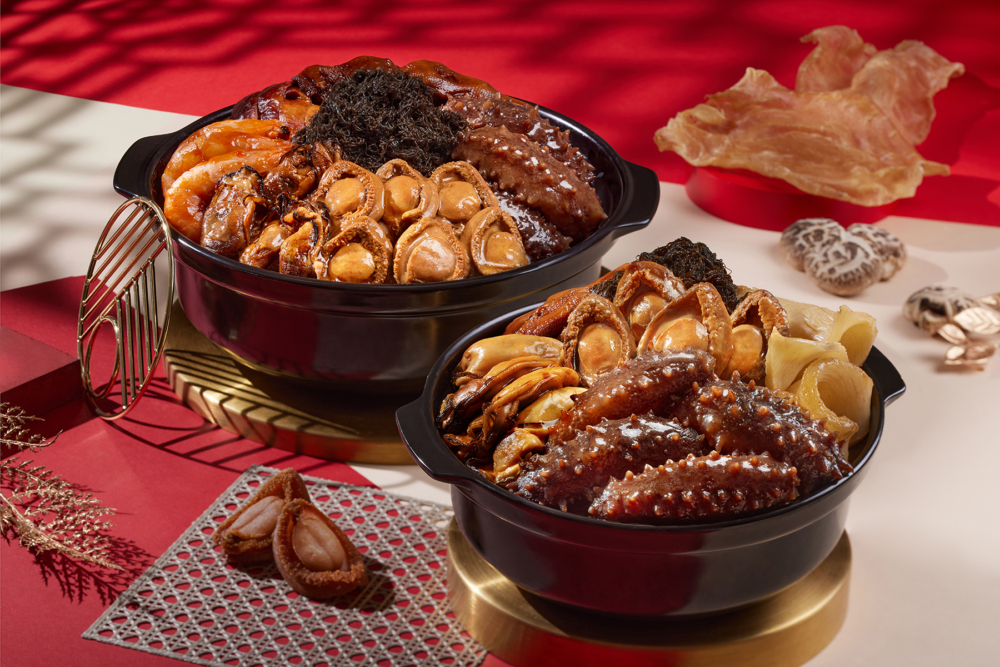 如心酒店集團旗下之高級粵菜餐廳「阿翁小館」推出的新春盆菜。