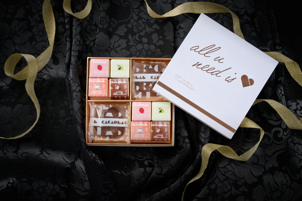 心心相印（朱古力+朱古力布朗尼組合）。