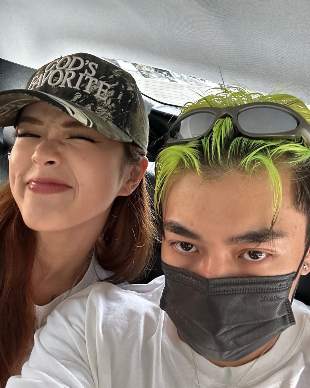 之前其女友Christy被人評論外貌，Tyson就霸氣護女友