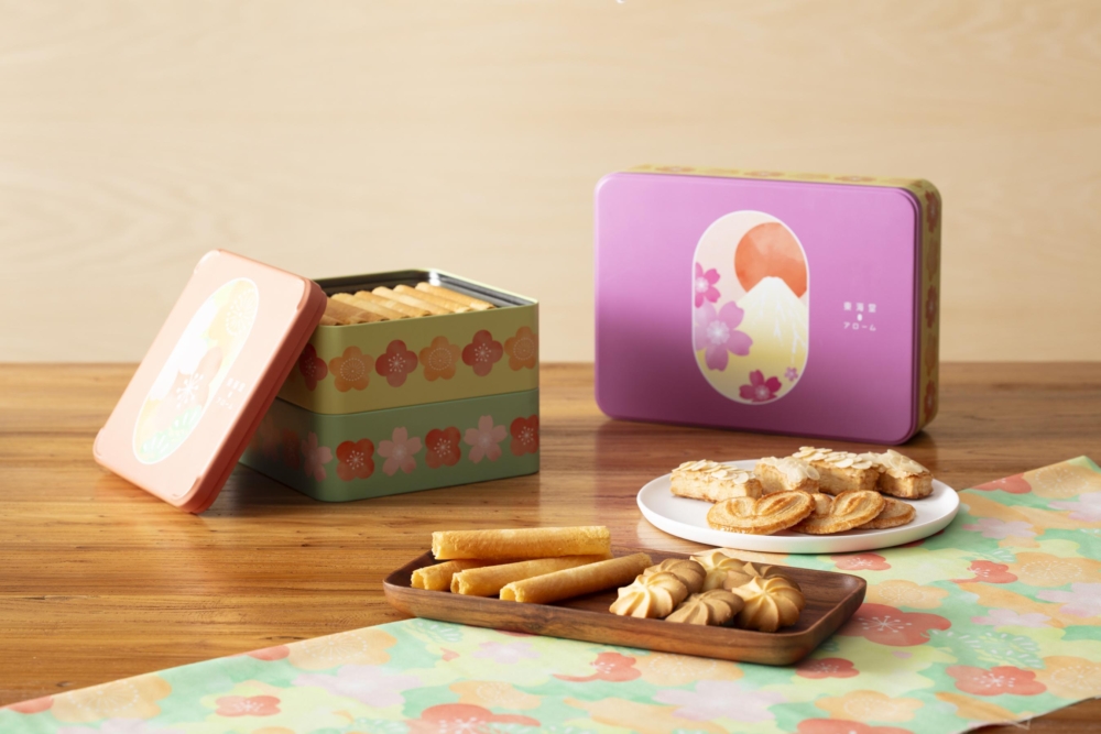 花禮雙層禮盒及和式花海禮盒。