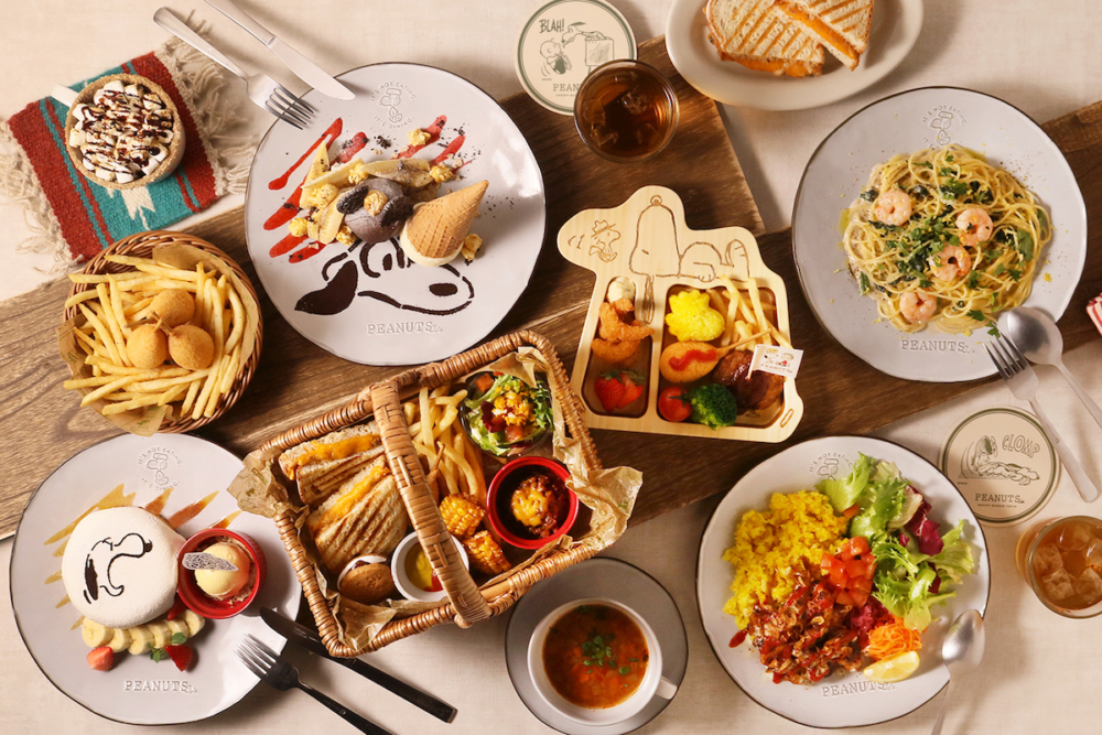 PEANUTS CAFE同樣推出多款全新餐點及餐具！