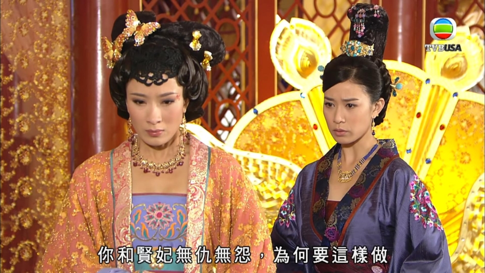 楊茜堯則同阿佘合作過《宮心計》。