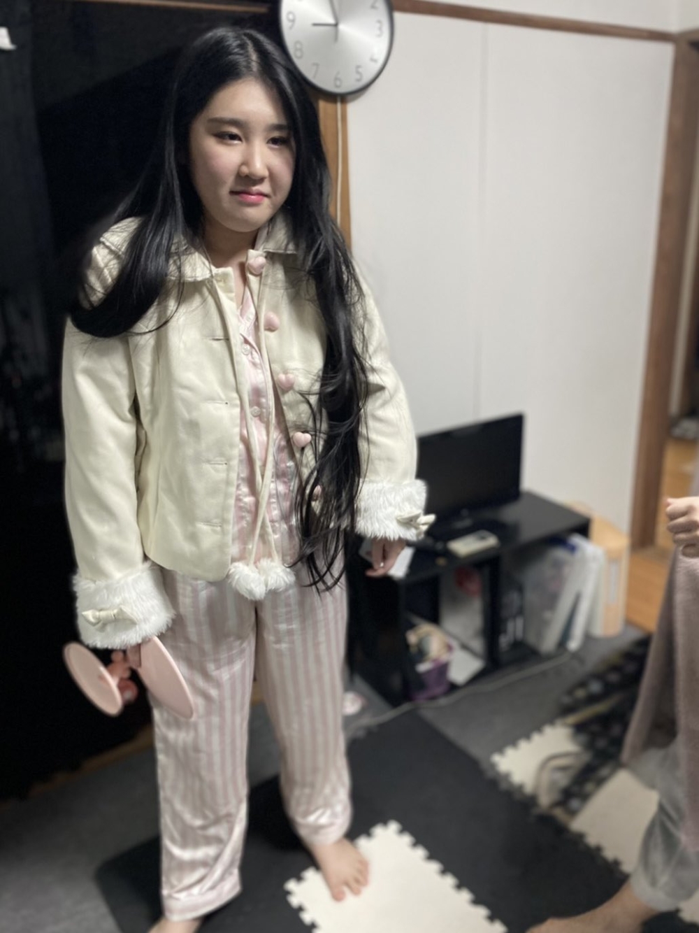 佢指自己一直都中意粉紅色,減肥前都有著過粉色系嘅衫