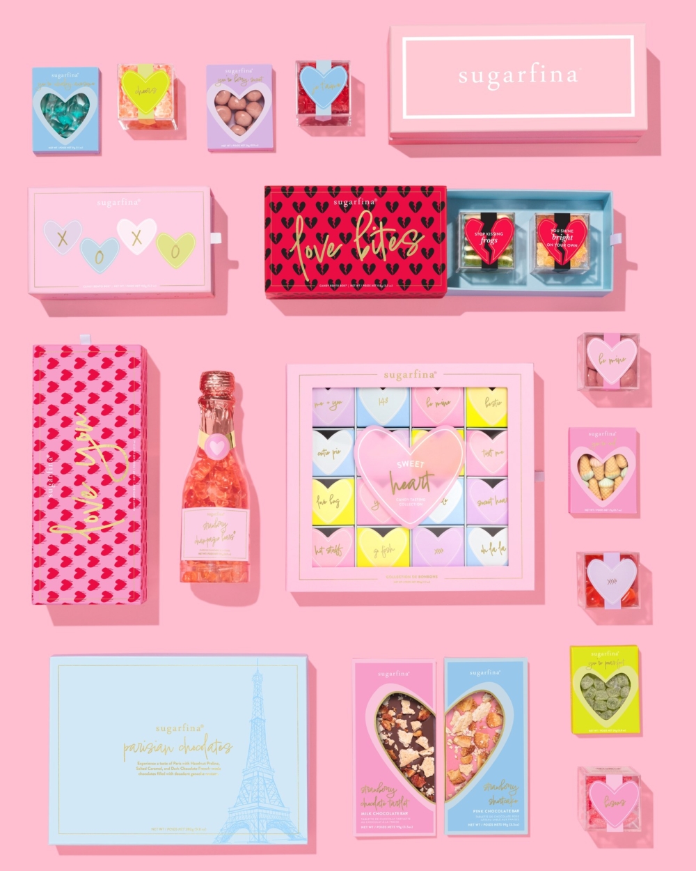 一系列情人節糖果禮盒款式及口味可選～