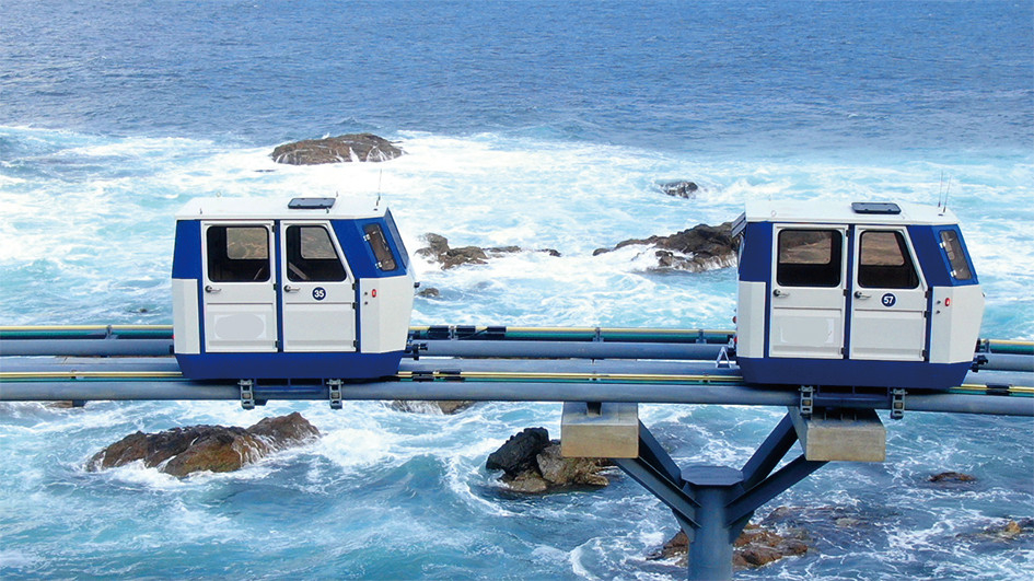 Skyrail天空列車屬於無人駕駛單軌電車～