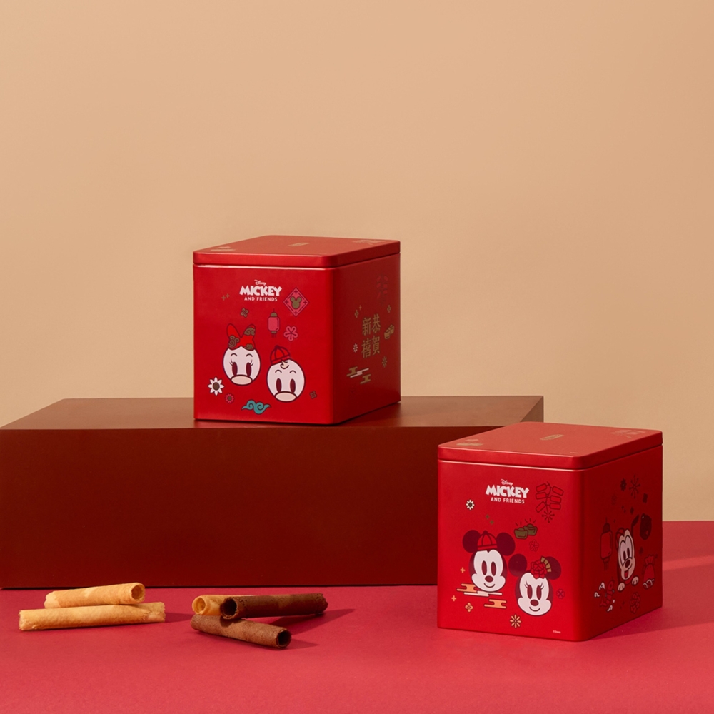 迪士尼米奇與好友系列賀年蛋卷禮盒。