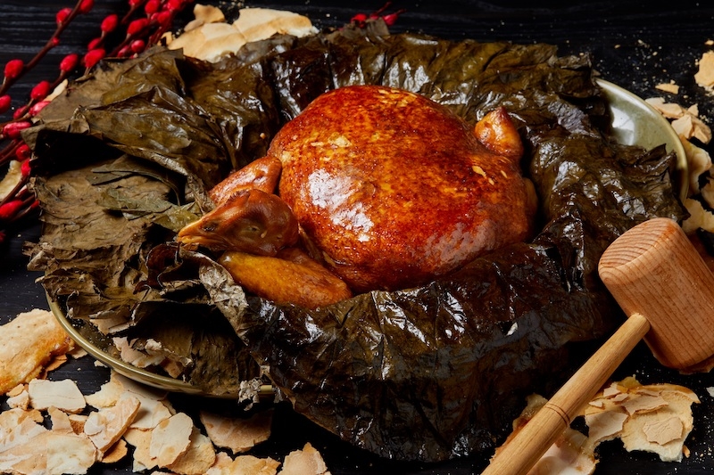 香港瑰麗酒店富貴有米雞。 