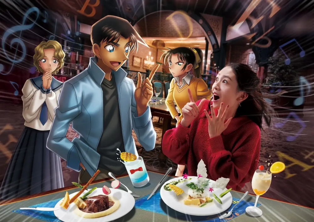 大獲好評的「名偵探柯南神秘餐廳」!