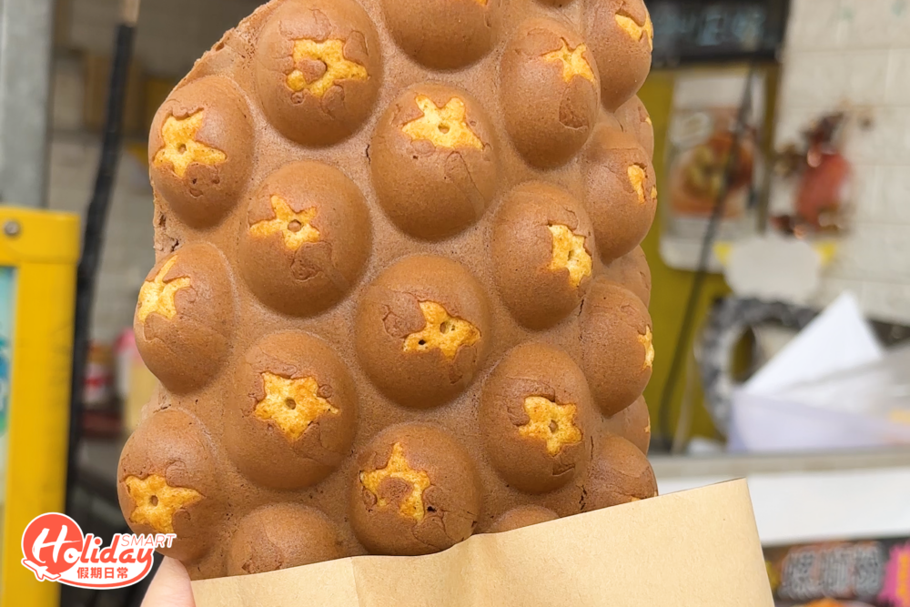 每一粒雞蛋仔都有一粒星星餅。