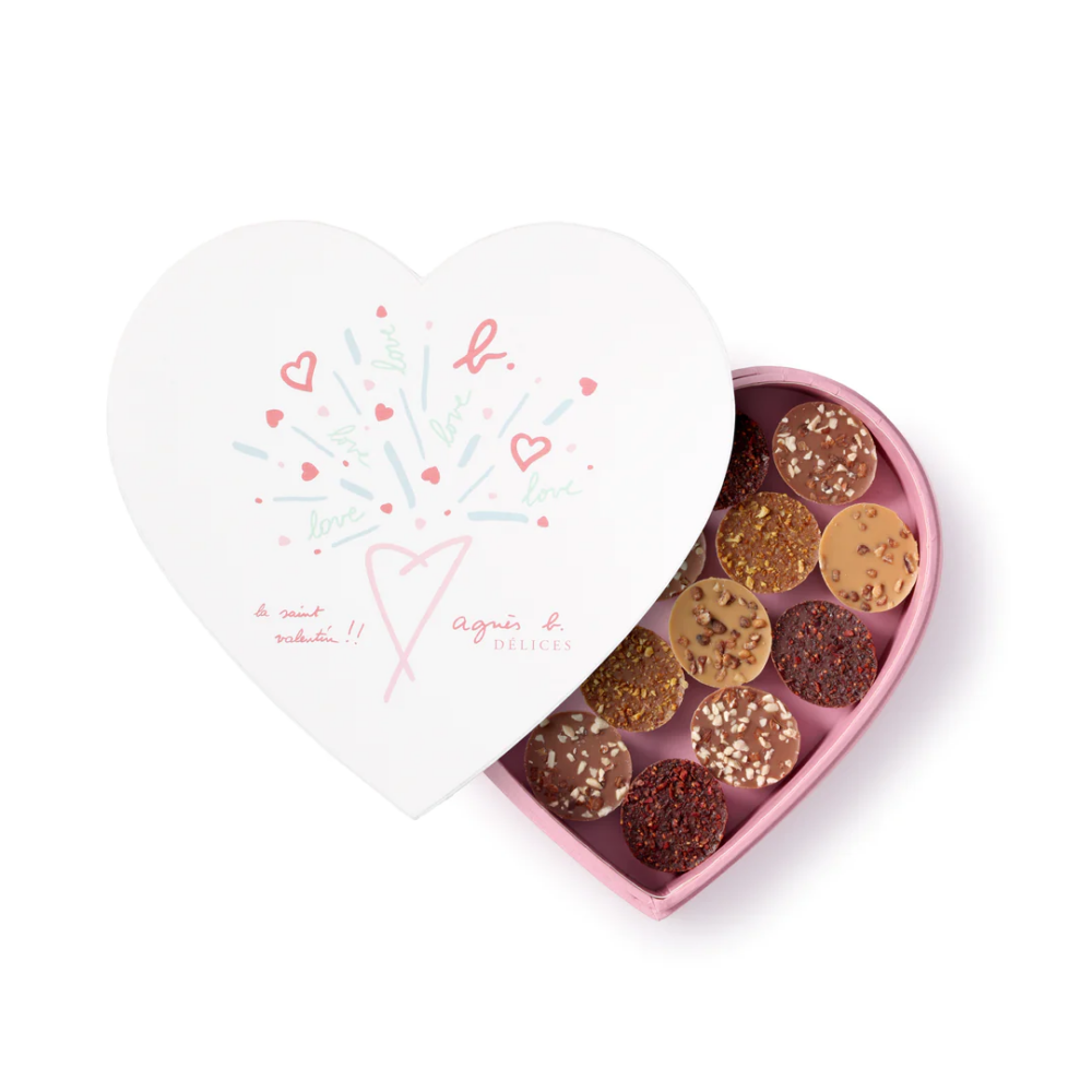 Soft centered chocolate in Valentine’s box 11顆裝。