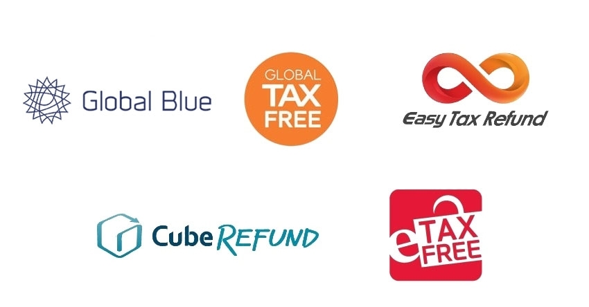 「免稅」屬於結帳時已免除稅金；後者則屬於結帳後再退還稅金。