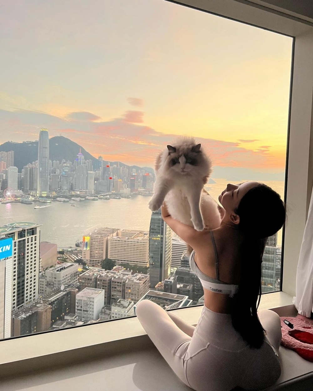 Cammi收入似乎十分可觀，之前在香港租住月租4萬的海景豪宅