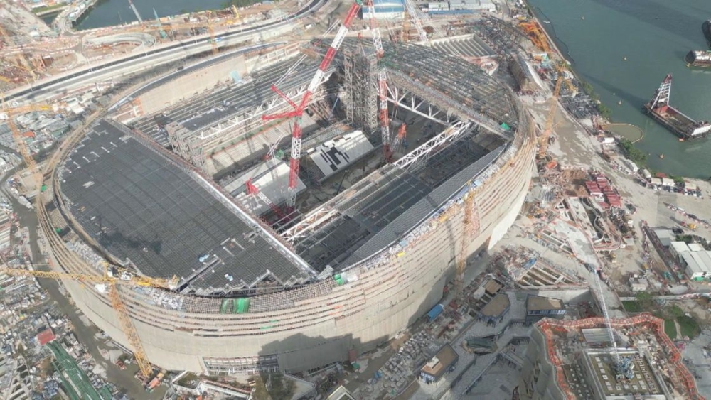 有指香港本來安排國際邁阿密參觀興建中嘅啟德體育園
