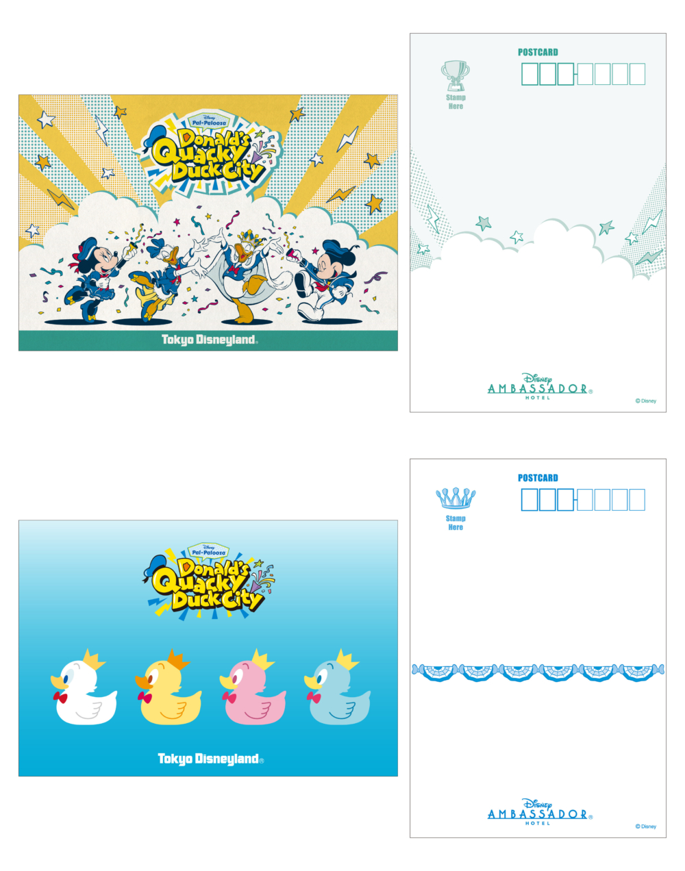 唐老鴨明信片～