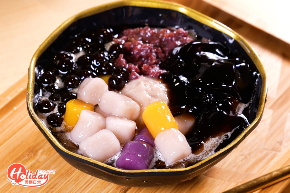 當中必食「招牌3號」，同樣加入濃郁的芋泥球，再配上紅豆、芋圓及珍珠，食落清新又有咬口，而且更適合在炎炎夏日下享用！
