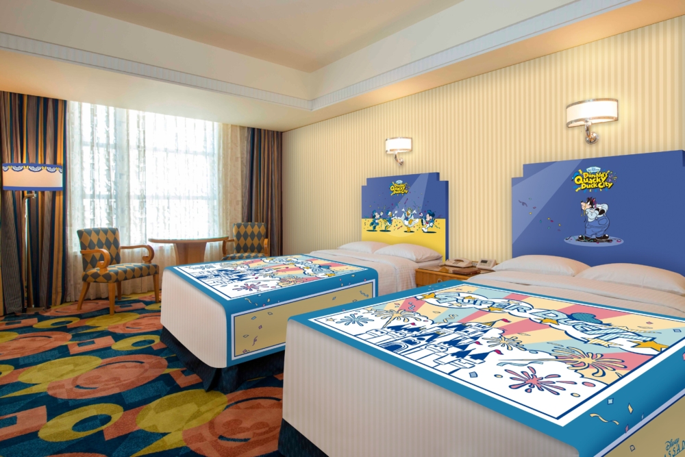 迪士尼大使大酒店特別限時推出唐老鴨可愛主題套房！