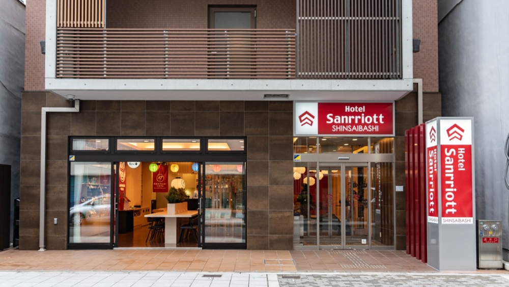 心齋橋即將有新酒店開幕,新酒店名為「Hotel Sanrriott 心齋橋」