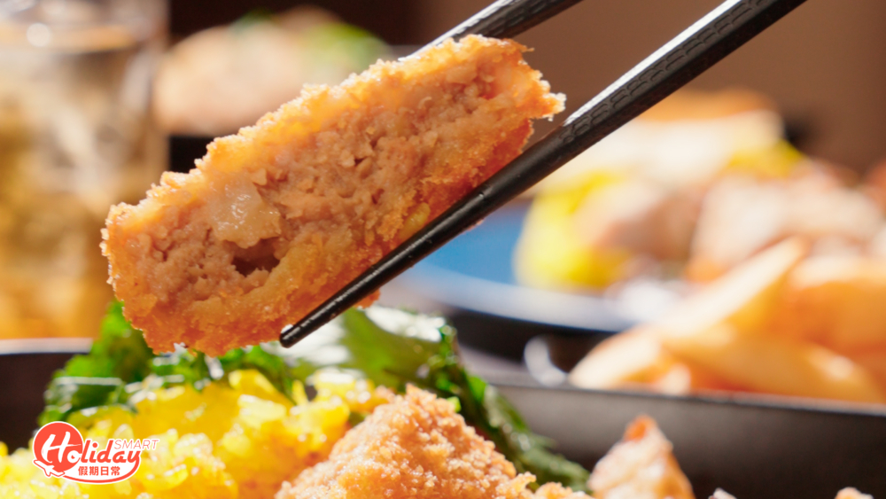 和牛可樂餅外脆內嫩,咬落超多肉汁。