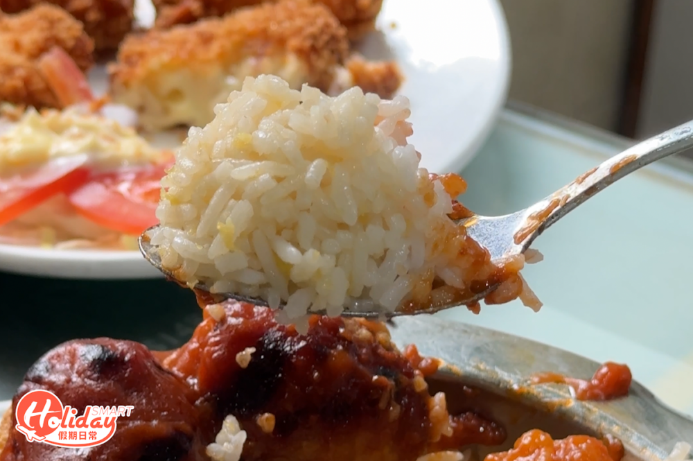 炒飯底夠香口，米飯的香氣十足。