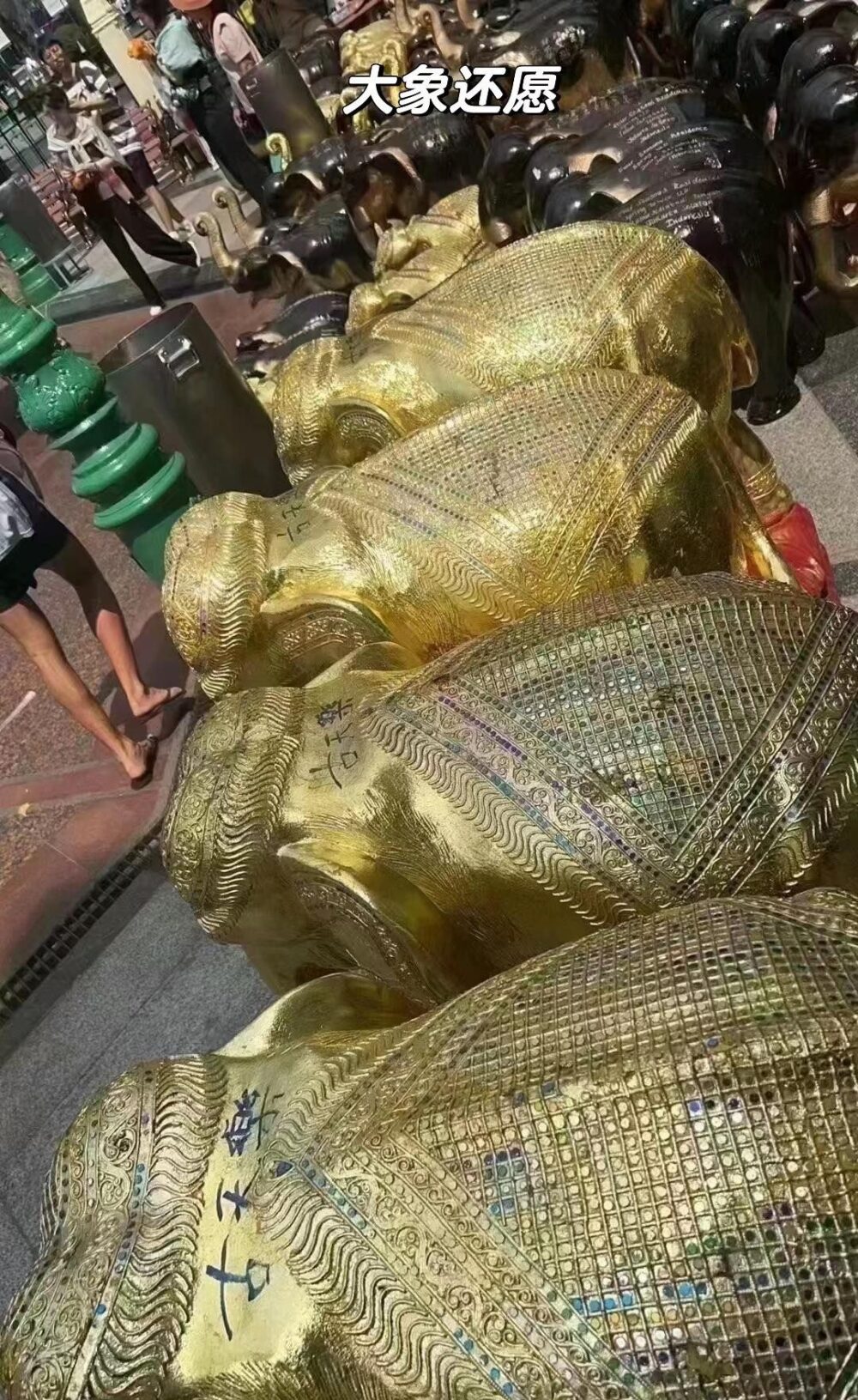 翻查資料得知一隻金色大象須6萬泰銖（約港幣$13100）！