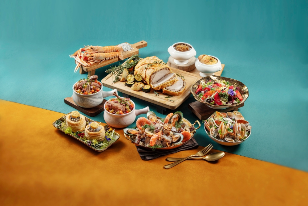 法式煮「意」海鮮自助晚餐。