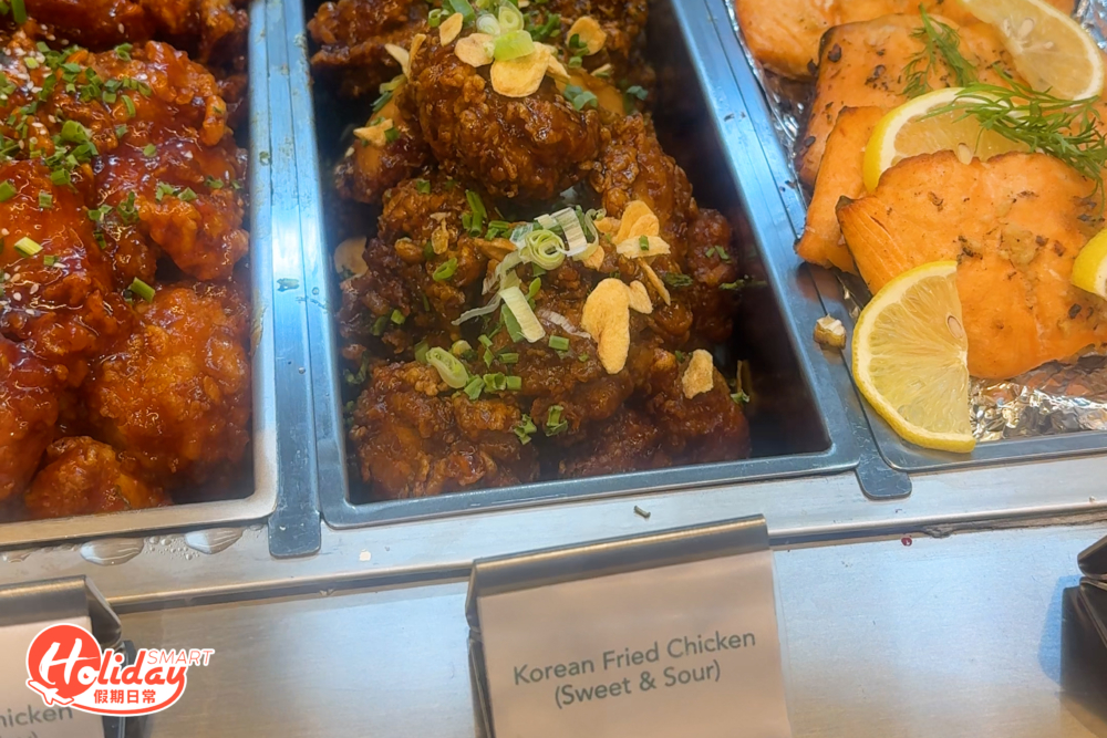 不吃辣可以選擇甜酸烤雞。