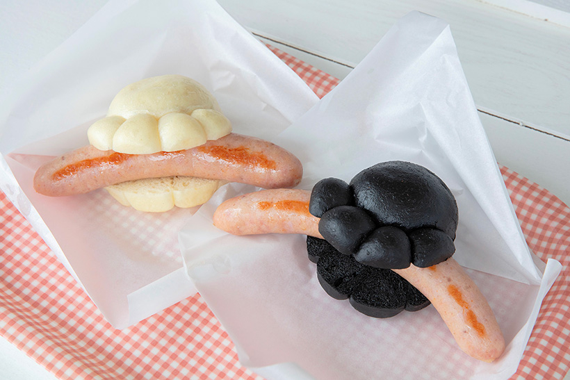 熱賣的貓爪造型熱狗麵包!