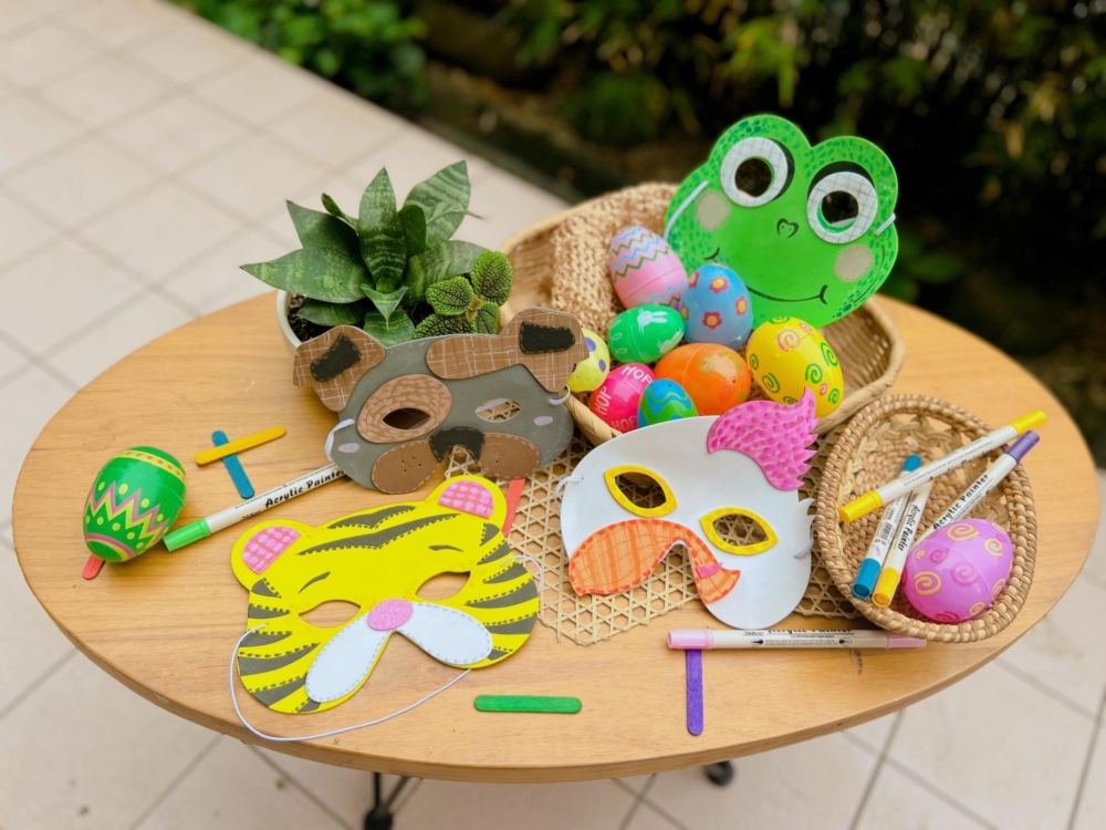 可即場設計及創作自己的角色面具！