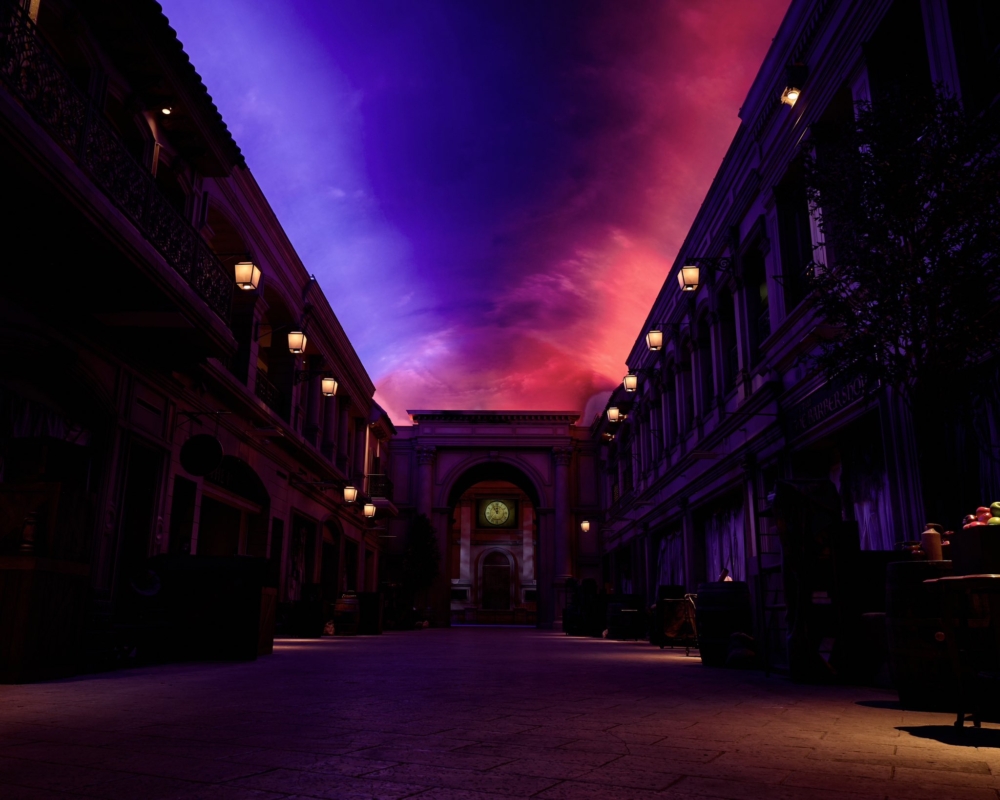 以名偵探福爾摩斯的案件「未婚夫失蹤事件」為主題，重現19世紀的倫敦街景～