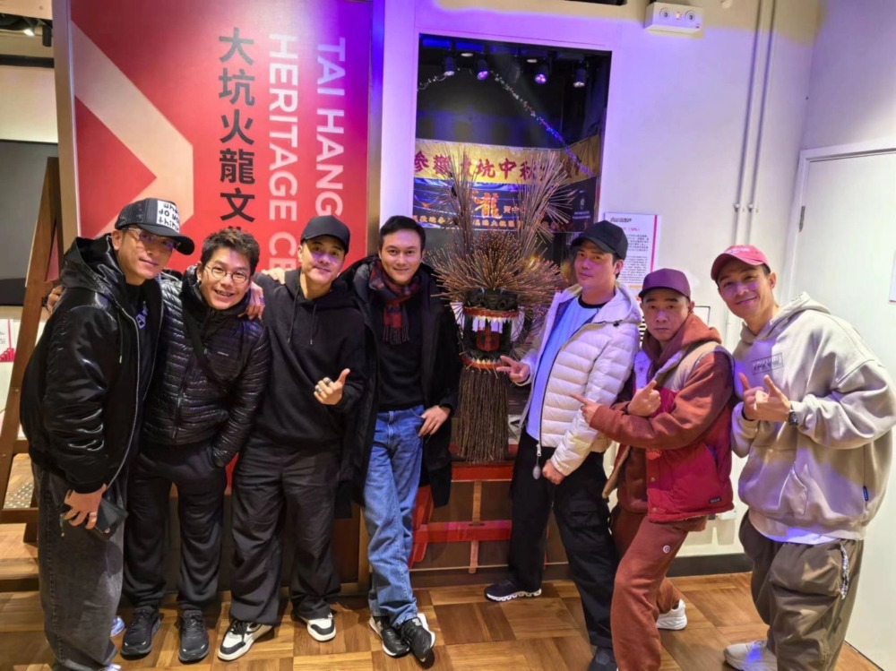 陳小春、梁漢文、謝天華、林曉峰、張智霖、吳卓羲、周柏豪都出席了聚餐