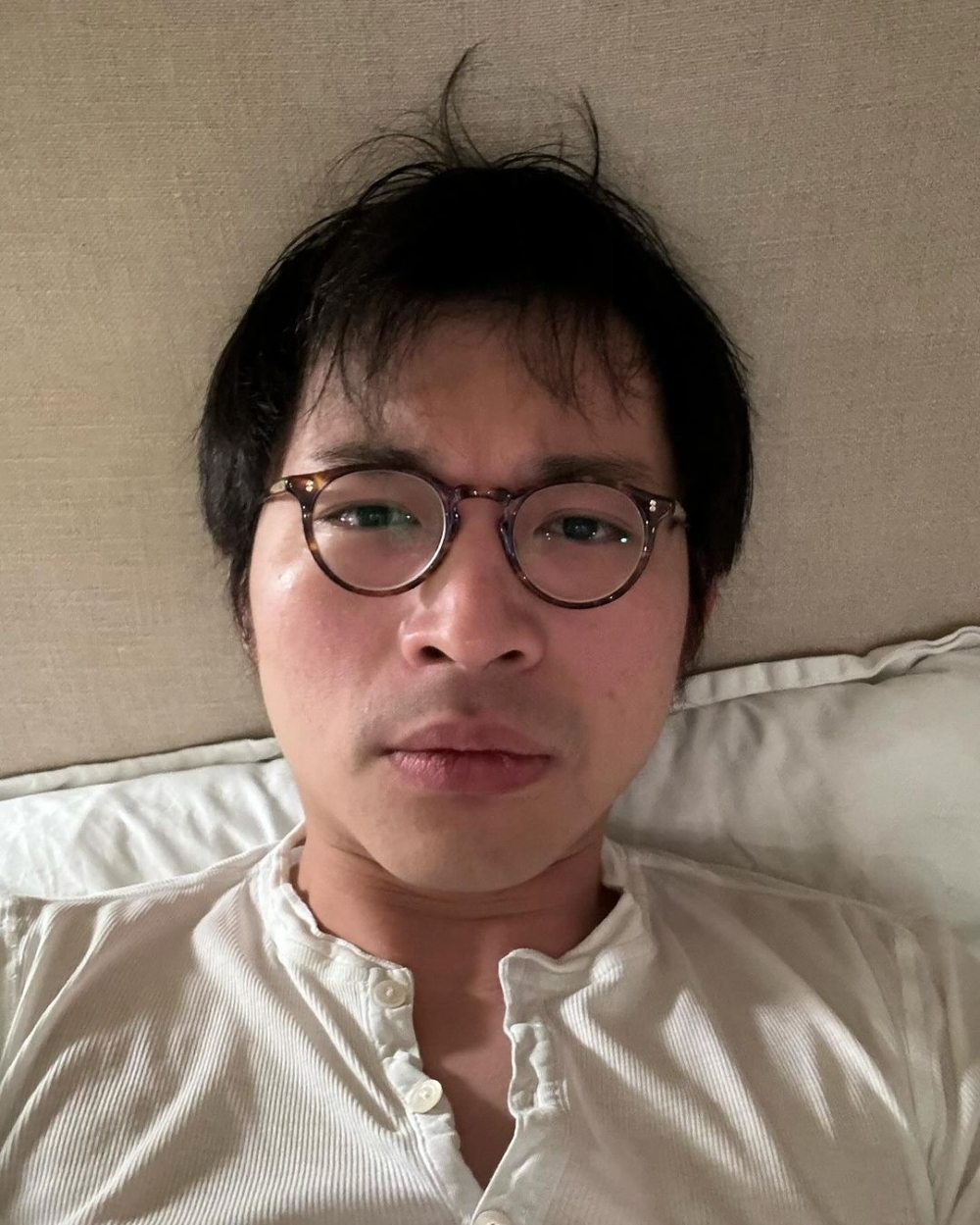 同樣的問題就有傳媒親自去向林作查詢，不過林作就以短訊回覆指：「暫時不作回應。」