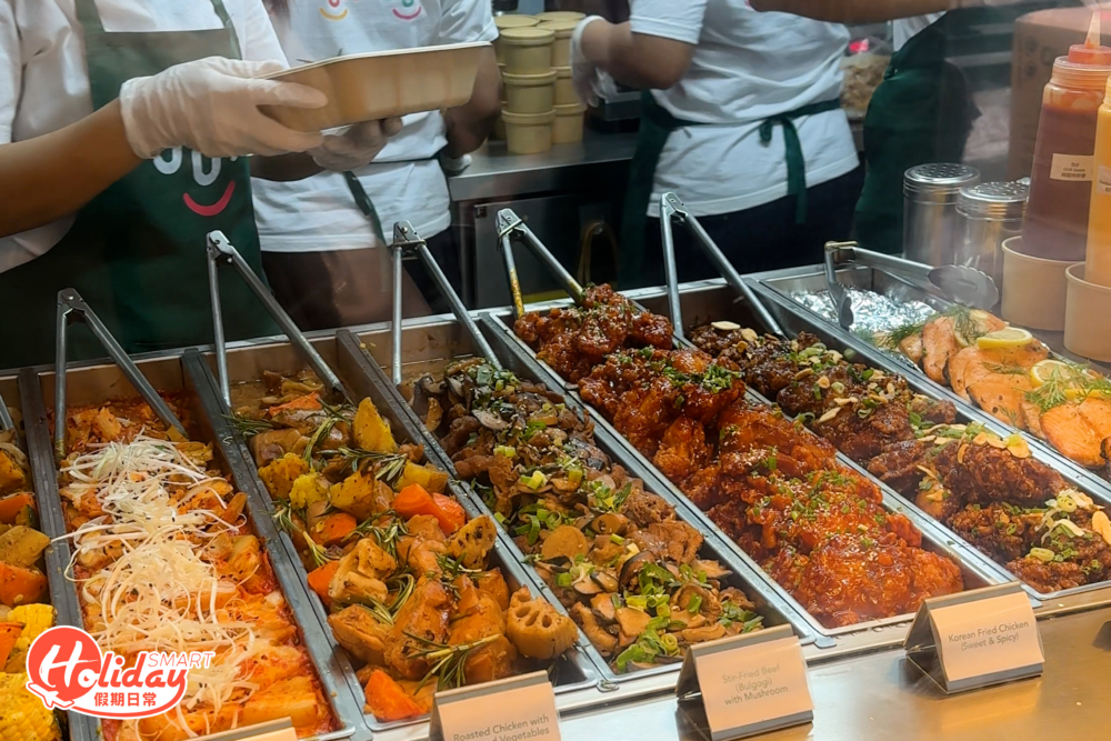 餐廳總共提供11款餸菜。